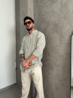 CAMISA LINO PREMIUM - VERDE