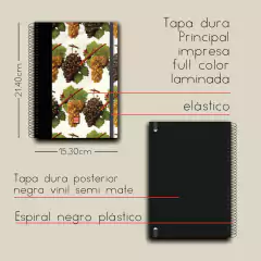 Cuaderno: Cata de Vinos A5 50 HOJAS - comprar online