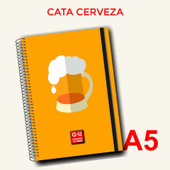 Cuaderno: Cata de Cerveza A5 - 50 HOJAS