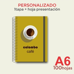 LIBRETA A6 - PERSONALIZADA - 100 HOJAS