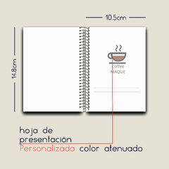 CUADERNO FLEXIBLE A6 - PERSONALIZADO - PACK 50 unid. en internet