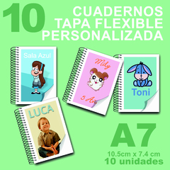 Libretas A7 Flexibles Personalizadas