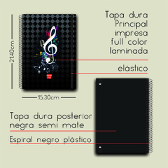 Cuaderno Pentagramado - A5 - 100 HOJAS - comprar online