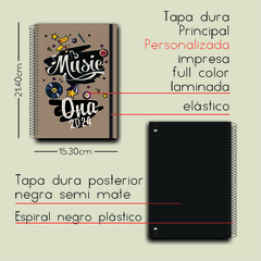 Cuaderno Pentagramado - A5 - PERSONALIZADO - 100 HOJAS - comprar online