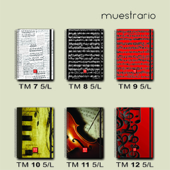 Imagen de Cuaderno Pentagramado - A5 - PERSONALIZADO - 100 HOJAS