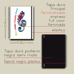 Cuaderno Pentagramado - A5 - PERSONALIZADO - 60 HOJAS - comprar online