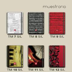 Imagen de Cuaderno Pentagramado - A5 - PERSONALIZADO - 60 HOJAS