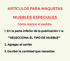 MUEBLES ESPECIALES - 1/50 - ESCRITORIO - REPOSERA - G+U Papelería con Diseño