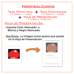 LIBRETA A6 - DOBLE TAPA - PERSONALIZADA - 80 HOJAS en internet