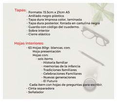Cuaderno Diario de los Abuelos A5 60 HOJAS - G+U Papelería con Diseño