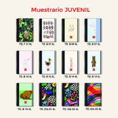 Imagen de CUADERNO A4 COLECCIÓN - DISEÑOS VARIADOS - 100 HOJAS