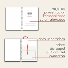 Cuaderno de Lecturas - LEI - A5 - PERSONALIZADO - 50 HOJAS en internet