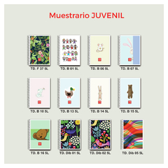 Imagen de LIBRETA A6 COLECCION - DISEÑOS VARIADOS -100 HOJAS