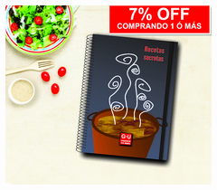 Cuaderno de Recetas A5 50 HOJAS..... el descuento se aplica al momento de la compra