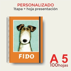 CUADERNO A5 - PERSONALIZADO - 100 HOJAS - PACK 15 UNIDADES