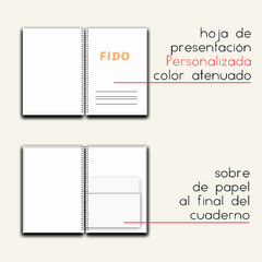 CUADERNO A5 - PERSONALIZADO - 100 HOJAS - G+U Papelería con Diseño