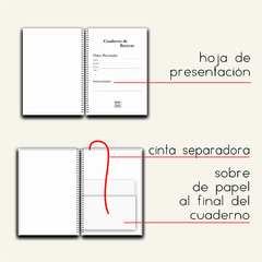 Cuaderno de Recetas A5 50 HOJAS..... el descuento se aplica al momento de la compra en internet