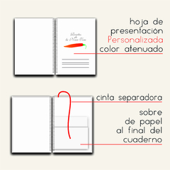 Cuaderno de Recetas A5 - Personalizado - 50 hOJAS en internet