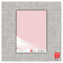 PAPEL RESMITA A4 - 25 HOJAS - COLOR ROSA - 75 GR