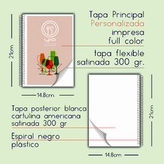 Cuadernos  con tapas flexibles A5