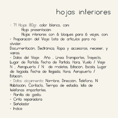 Cuaderno de Viajes A5 - 72 HOJAS.....El Descuento Se Aplica Al Momento De La Compra - tienda online