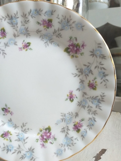 Plato de postre de porcelana Inglesa - comprar online