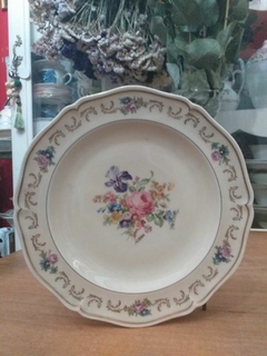 Plato playo Limoges France firmado