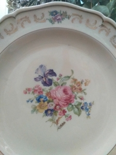 Plato playo Limoges France firmado - comprar online