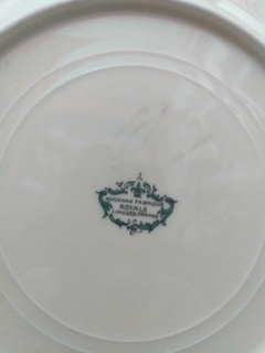 Plato playo Limoges France firmado en internet
