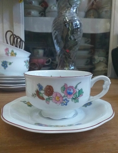 Taza de té porcelana Checoslovaca para R Eisler