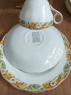 Trio de té Grindley England - Vajilla Boutique