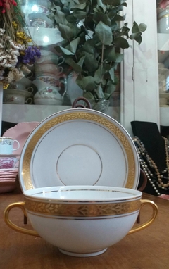 Taza de consomé en porcelana Maua - comprar online