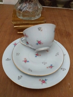Trío de té de porcelana Tsuji