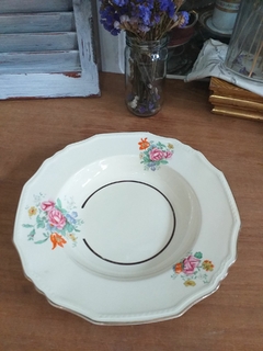 Plato hondo grande Meakin England - comprar online