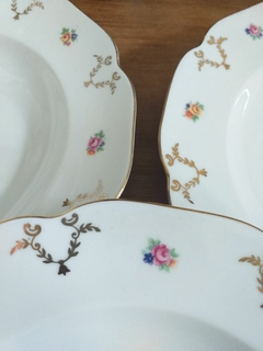 Juego de 6 platos hondos porcelana Checoslovaca en internet