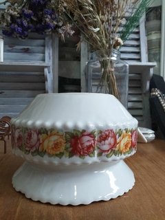 Antigua salivadera en porcelana Europea - Vajilla Boutique