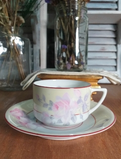 Taza de té de porcelana Epiag Checoslovaquia