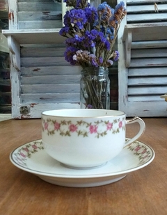 Taza de té Haviland Limoges O. Anezin