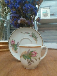Pocillo de café porcelana Limoges France - comprar online