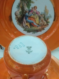 Trio de té en porcelana Altwasser Germany en internet