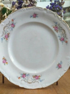 Plato de lunch de porcelana - comprar online
