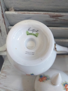 Azucarera con pie Hartford Bone China - Vajilla Boutique