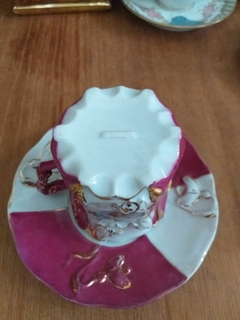Antigua taza de chocolate de porcelana - Vajilla Boutique