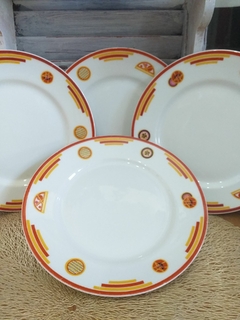 4 platos de postre Limoges France