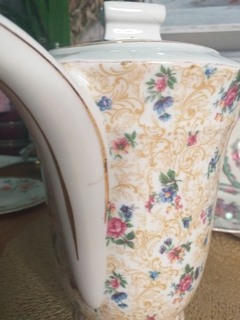 Tetera chintz en porcelana Francesa. - tienda online