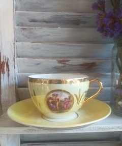 Taza de té en porcelana Alemana