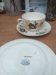 Trio de té Meakin England - Vajilla Boutique