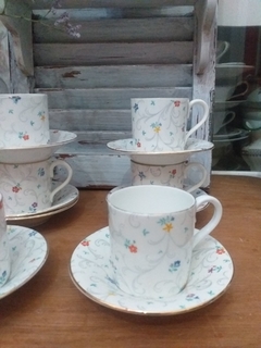 6 pocillos de café porcelana inglesa Radfords
