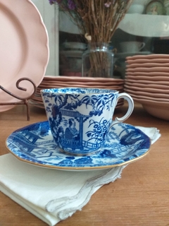 Taza café grande porcelana inglesa R Crown Derby