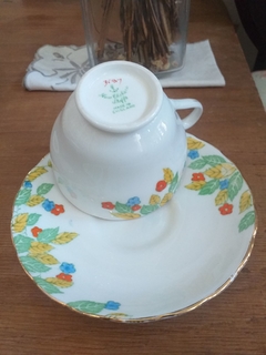Taza de té en porcelana inglesa. (Outlet) - Vajilla Boutique